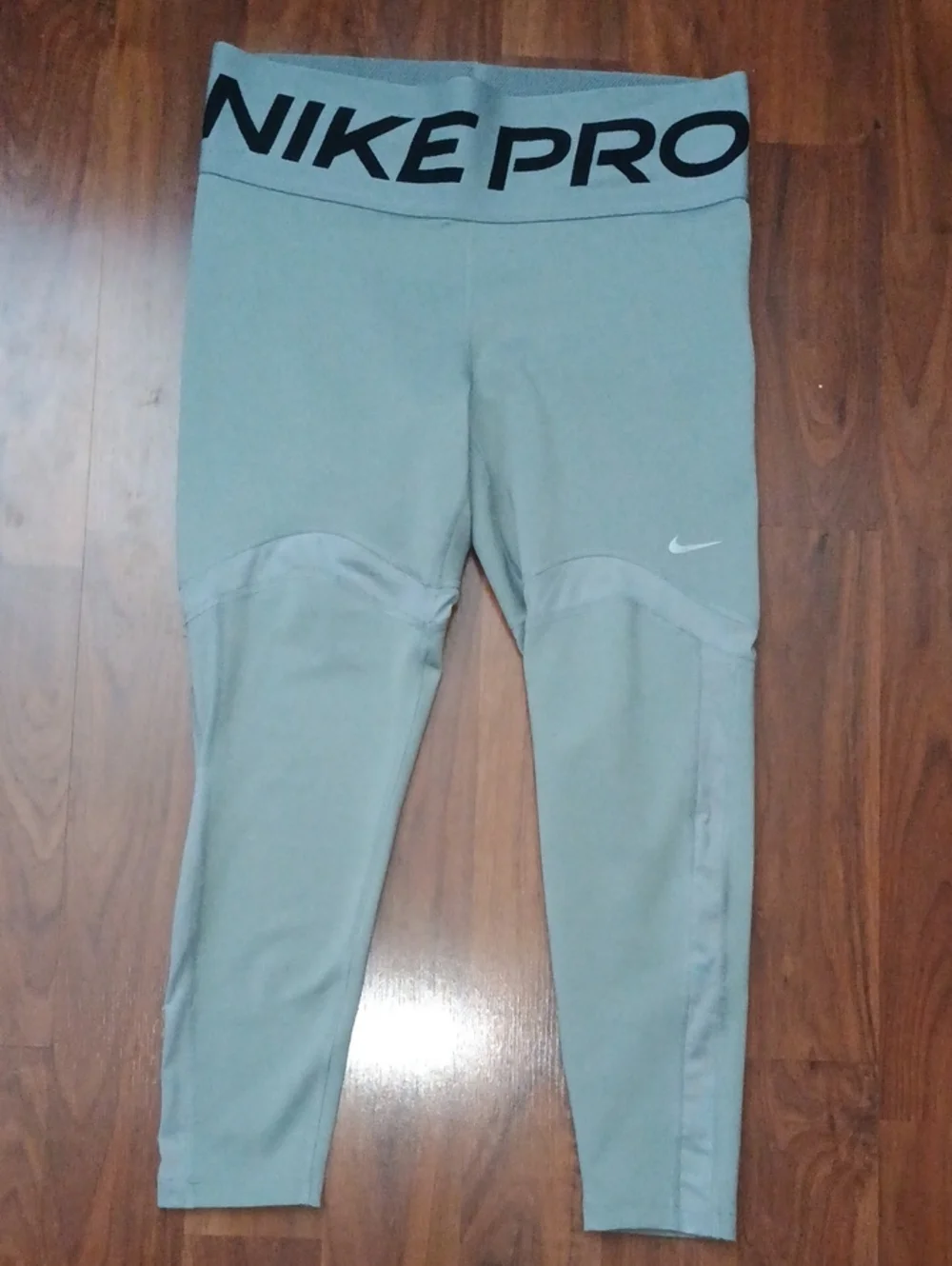 Nike Grey High-Waist Pro Leggings
